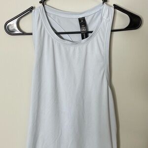 Yogalicious Tank Racerback Nude Tech Athleisure Activewear Blue Small